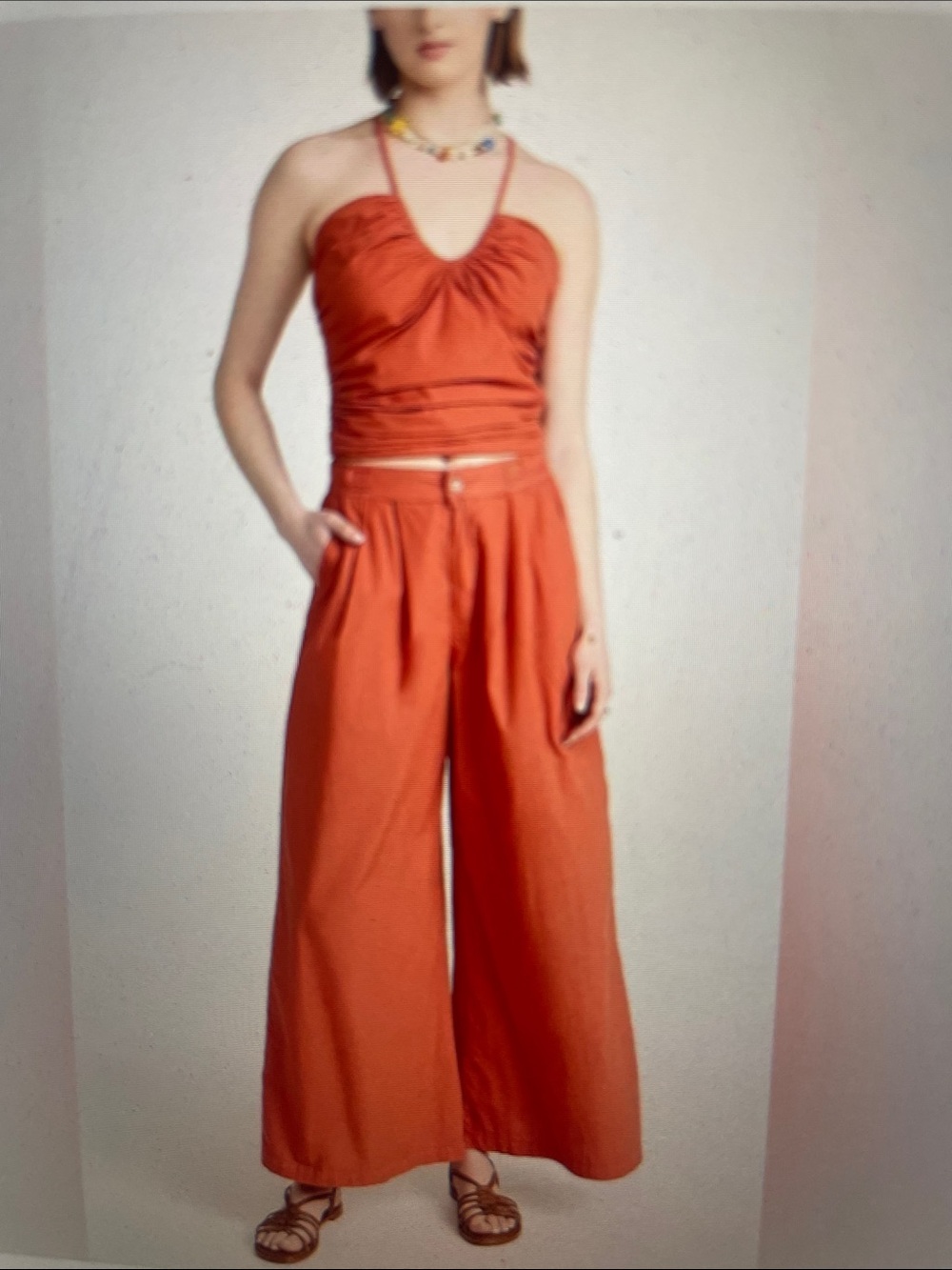 Young Fabulous & Broke Lake cami and matching cosmo pant sz S